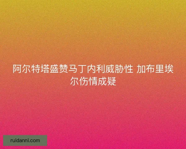 阿尔特塔盛赞马丁内利威胁性 加布里埃尔伤情成疑